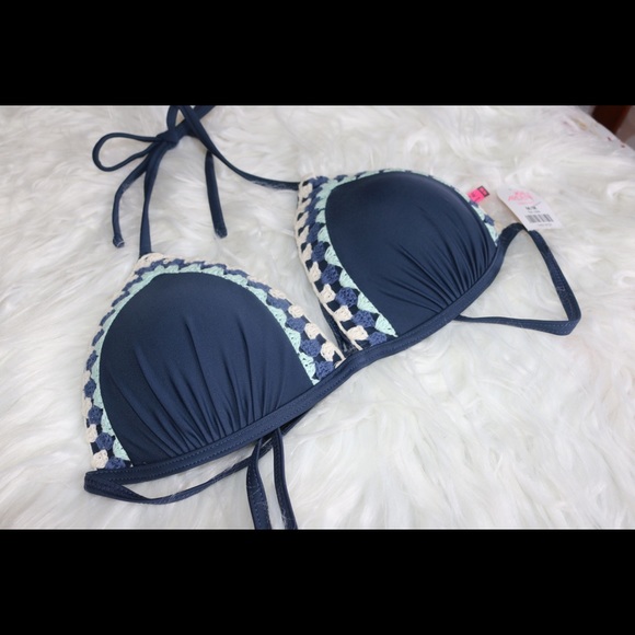 Tie Back Triangle Bikini Top - Picture 3 of 4